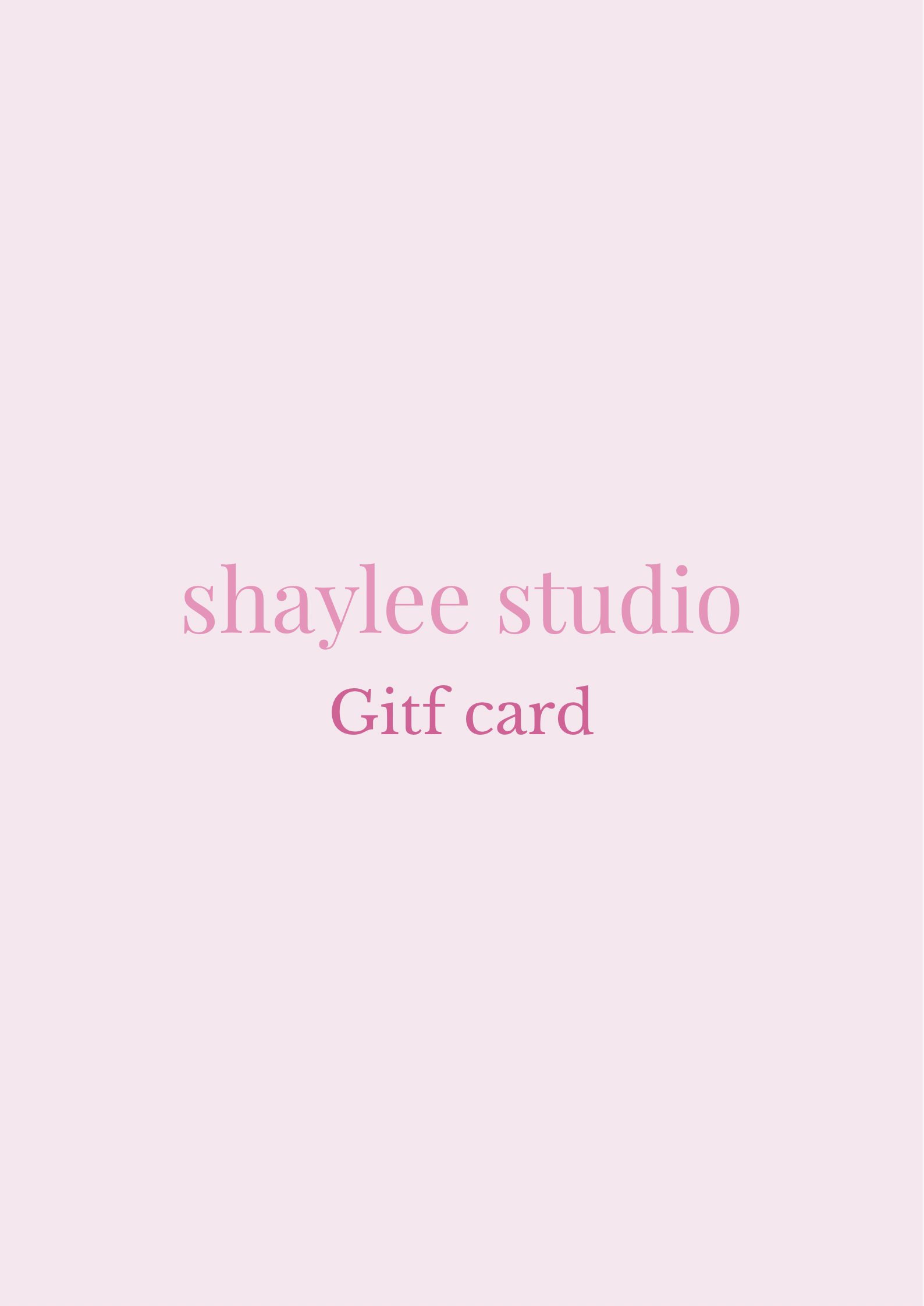 GIFT CARD